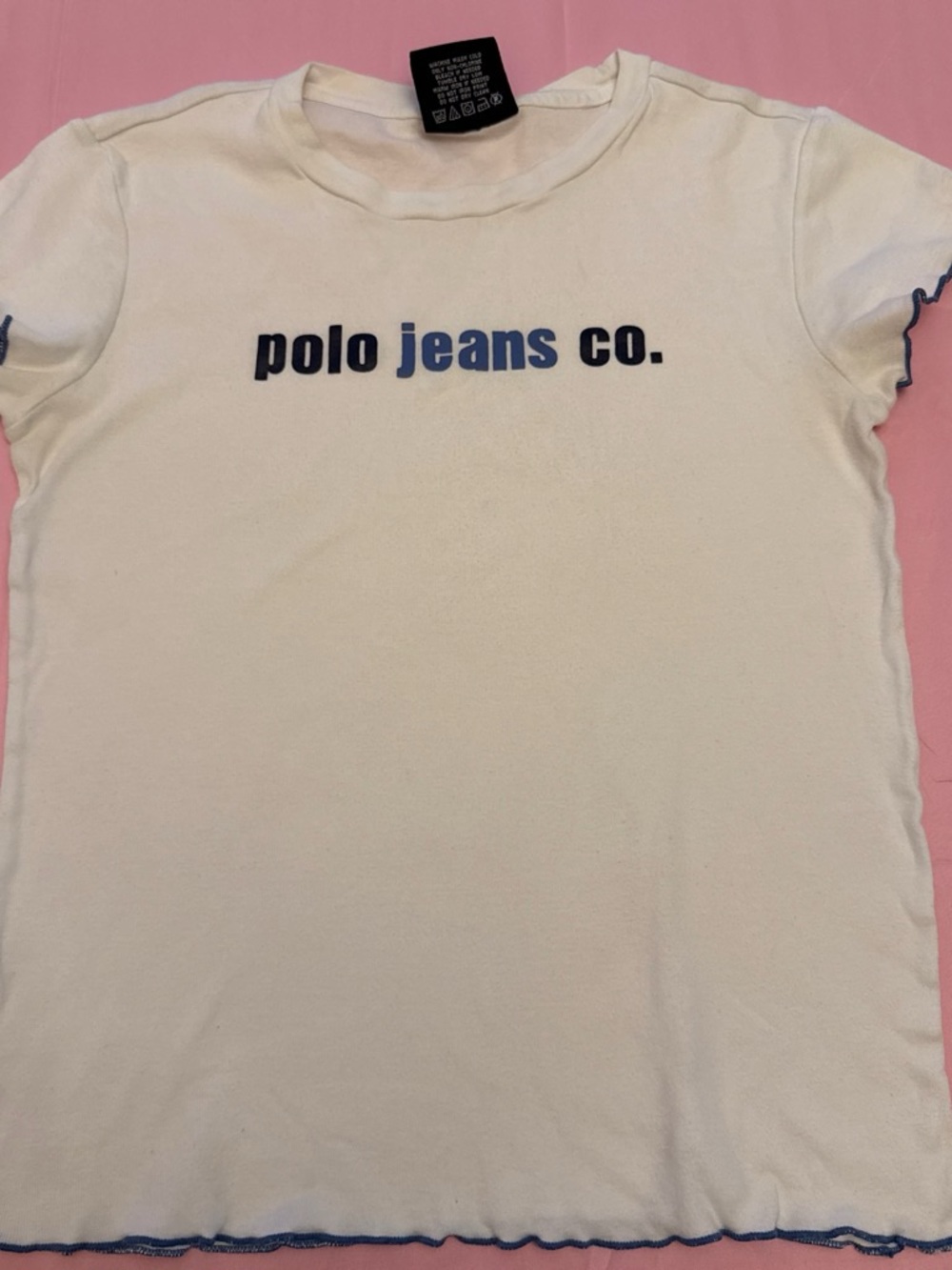Vintage Polo Jeans Women's Babytee shirt